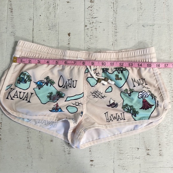 Heather Brown Hawaii Island Hopper Boardies Board Surf Shorts - Picture 7 of 10